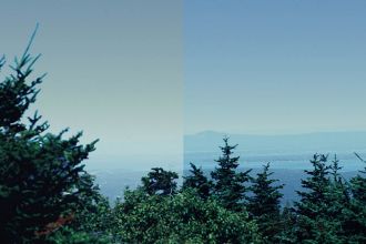 Image: Improvement in average visibility of San Gorgonio Wilderness (California)