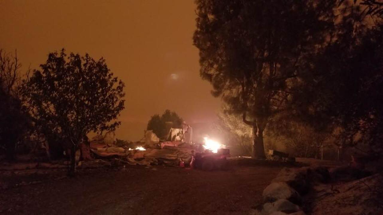 Image: outdoor air filled with smoke. Air Quality Research Center photo