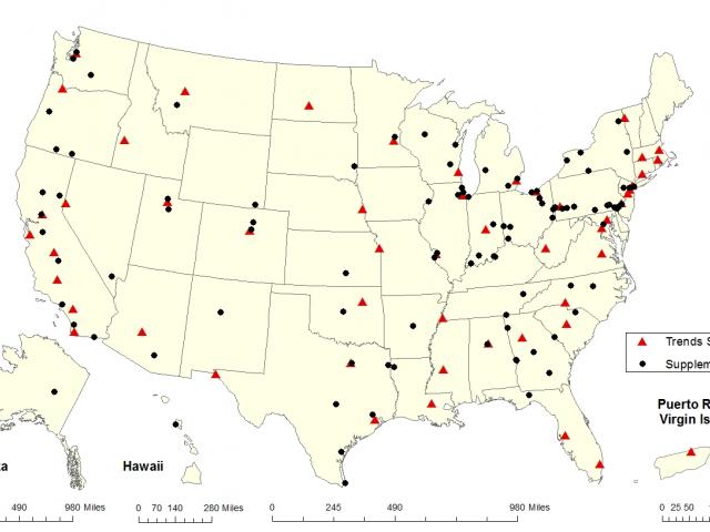 Image: map of CSN sites across the US.